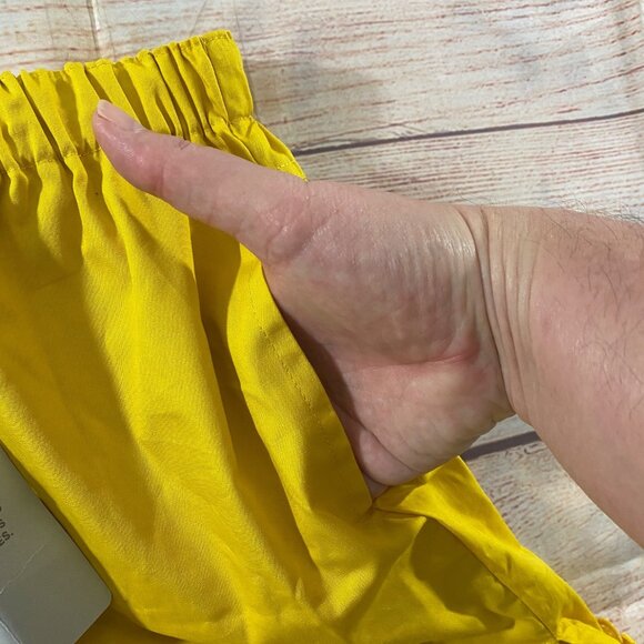 NWT Savage X Fenty Women's Yellow Floral Trim High Waist Shorts - XXS - Picture 10 of 14